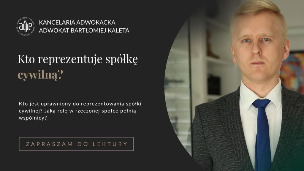 Kto reprezentuje spółkę cywilną