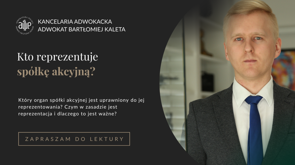Kto reprezentuje spółkę akcyjną